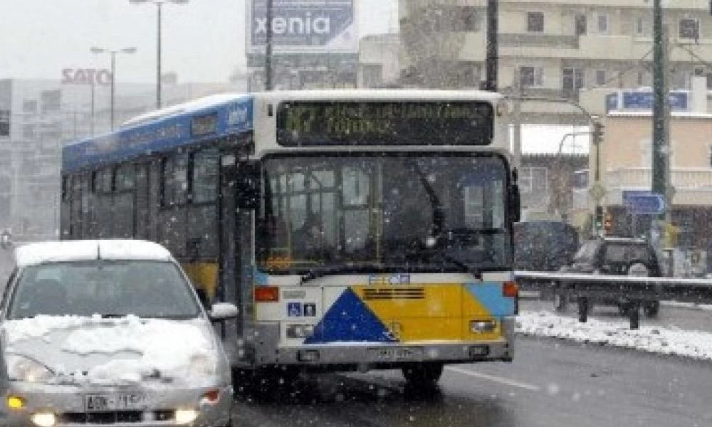 Κακοκαιρία -Αττική: Τα λεωφορεία του ΟΑΣΑ επιστρέφουν στα αμαξοστάσια